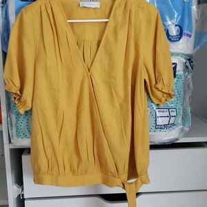 Yellow blouse